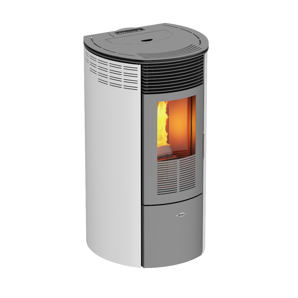 KALOR Pelletofen Redonda Basic Mod 12 weiss | klimaworld.com