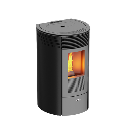 KALOR Pelletofen Redonda Basic Mod 10 schwarz | klimaworld.com