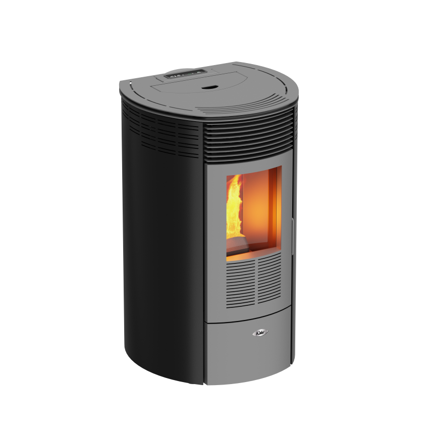 Kalor Pelletkamin Redonda Basic Mod 10 schwarz | klimaworld.com