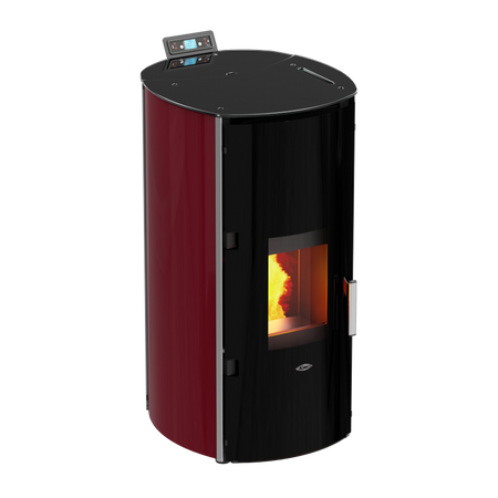 Kalor Redonda Glass Idro in bordeaux | klimaworld.com