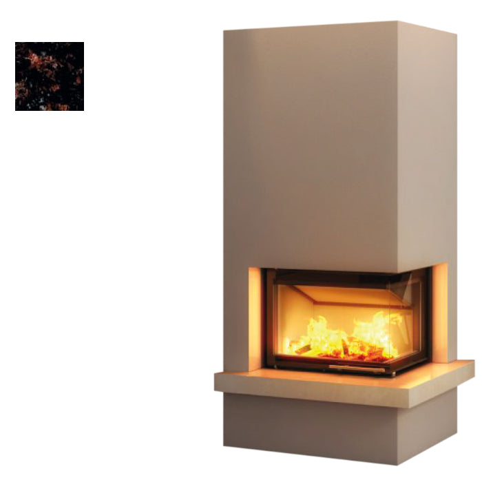 Hajduk Kaminbausatz Imperial Medium mit Steinelement Tan Brown| Klimaworld.com