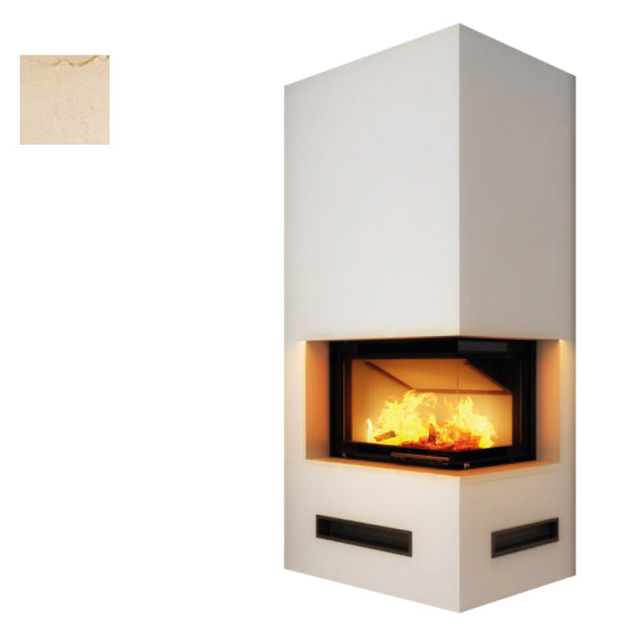 Hajduk Kaminbausatz Imperial Medium Smart| Crema Marfil| Klimaworld.com