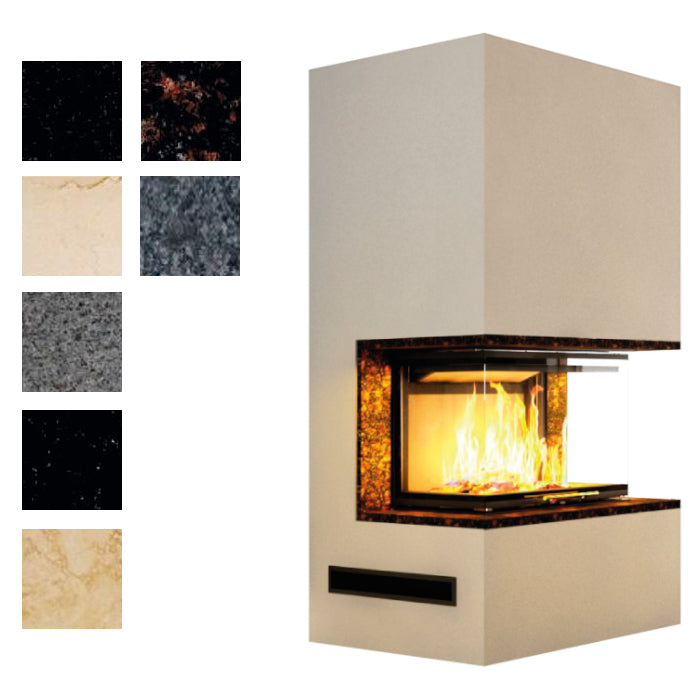 Hajduk Kaminbausatz Pure Extra mit Volcano 3PLh|11 kW|Farbwahl