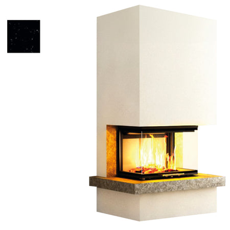 Hajduk Kaminbausatz Royal Extra mit dem Steinelement Star Galaxy| Klimaworld.com