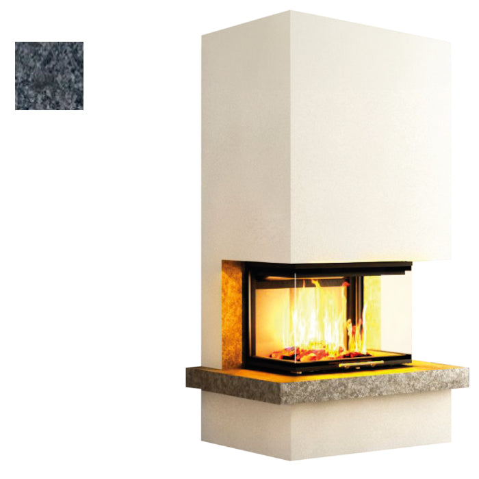 Hajduk Kaminbausatz Royal Extra mit dem Steinelement Steel Grey| Klimaworld.com