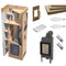 Kaminbausatz Set Nadia 8 | Luftgitter weiß | 7 kW