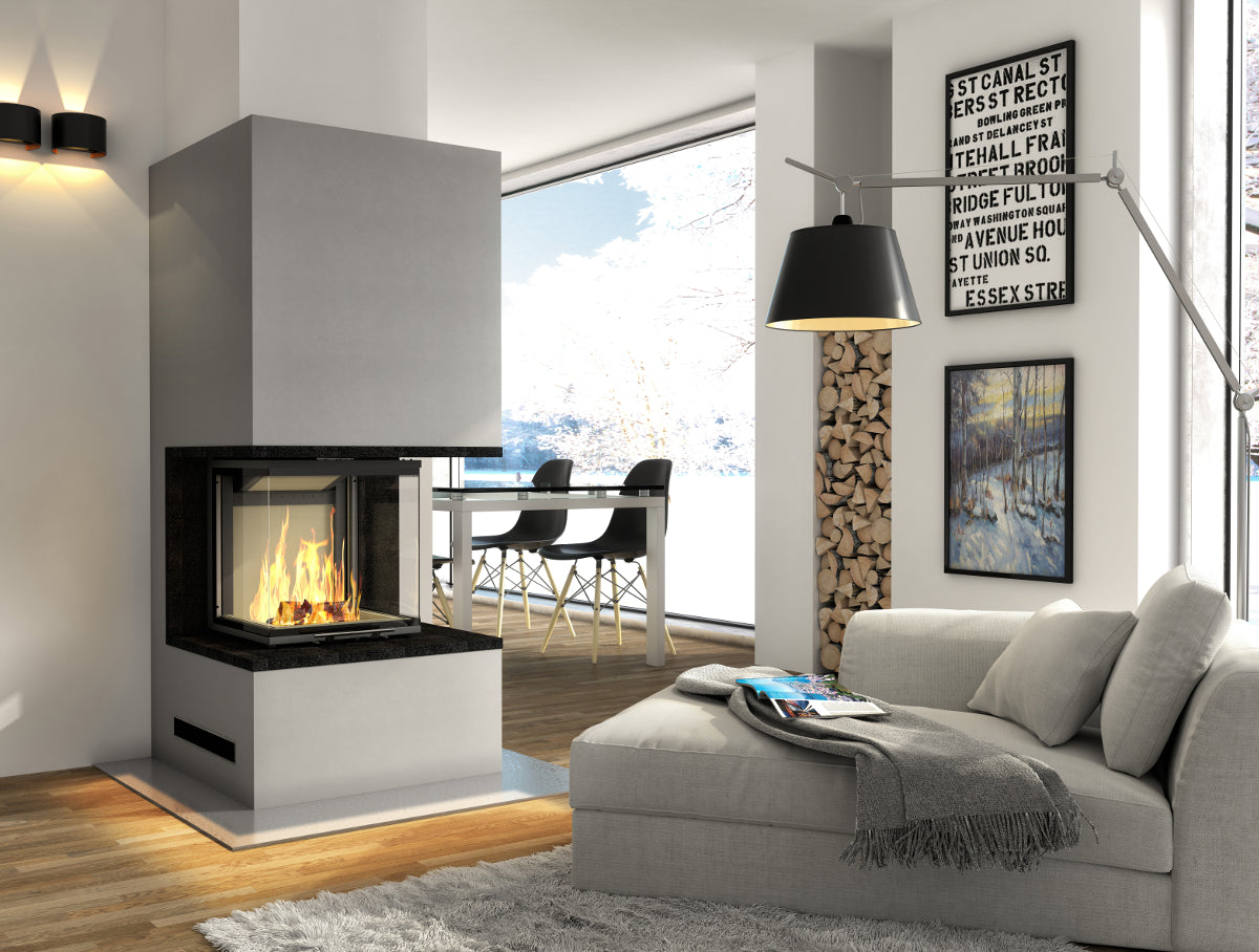 Kaminbausatz Pure mit Smart 3PLh| 7,5 kW| Ambientebild| Klimaworld.com