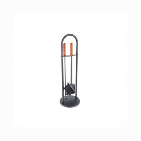 KaminoFlam | Kaminbesteck 3-teilig schwarz ca.700 mm | KIlimaworld.com