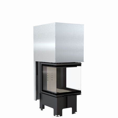 ThermoFlux Kamineinsatz TFA8-HLRF 50/50 | 3-seitig, Guillotine | 8 kW ➔ www.klimaworld.com
 