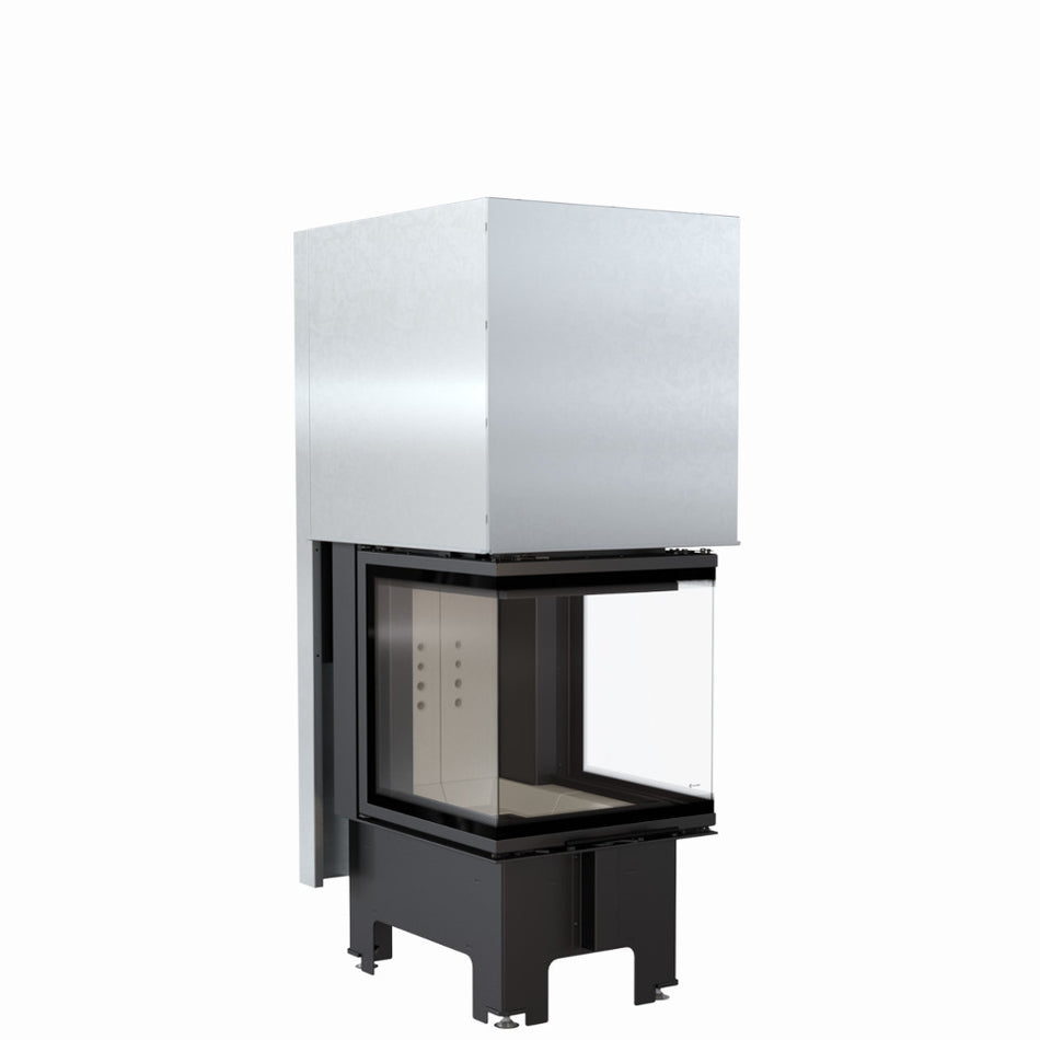 ThermoFlux Kamineinsatz TFA8-HLRF 50/50 | 3-seitig, Guillotine | 8 kW ➔ www.klimaworld.com
 