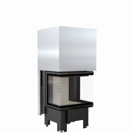 ThermoFlux Kamineinsatz TFA9-HLRF 60/40 | 3-seitig, Guillotine | 9 kW ➔ www.klimaworld.com