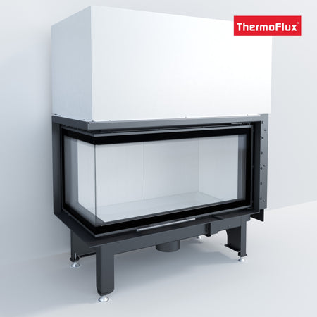ThermoFlux Kamineinsatz TFC10-HEL | Eckschiebetür links | 14 kW 