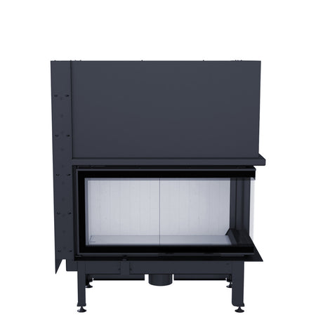ThermoFlux Kamineinsatz TFC10-HER | Eckschiebetür rechts | 10 kW  ➔ www.klimaworld.com