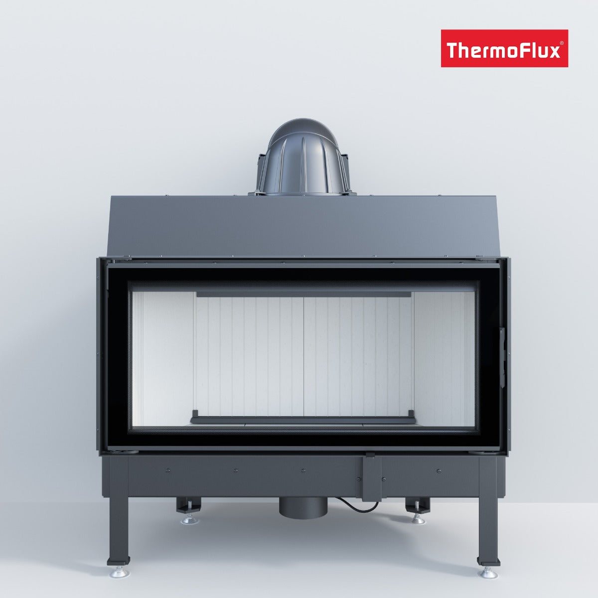 ThermoFlux Kamineinsatz TFC10-K | gerade, Klapptür | 10 kW