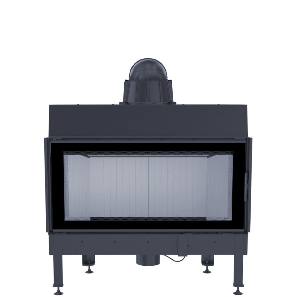 ThermoFlux Kamineinsatz TFC10-K | gerade, Klapptür | 10 kW ➔ www.klimaworld.com