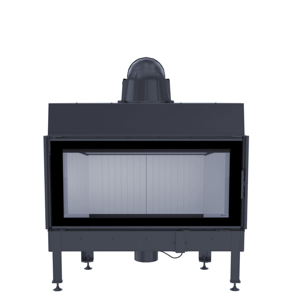 ThermoFlux Kamineinsatz TFC10-K | gerade, Klapptür | 10 kW ➔ www.klimaworld.com