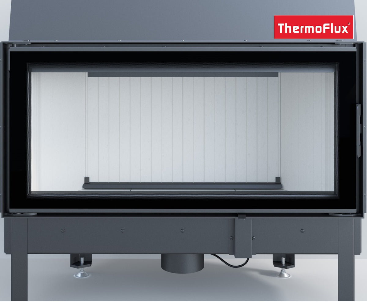 ThermoFlux Kamineinsatz TFC10-K | gerade, Klapptür | 14 kW