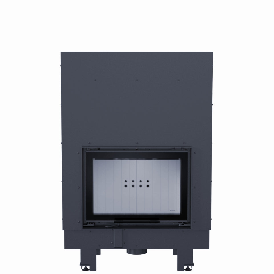 ThermoFlux Kamineinsatz TFD7-H | gerade, hochschiebbar | 10 kW ➔ www.klimaworld.com