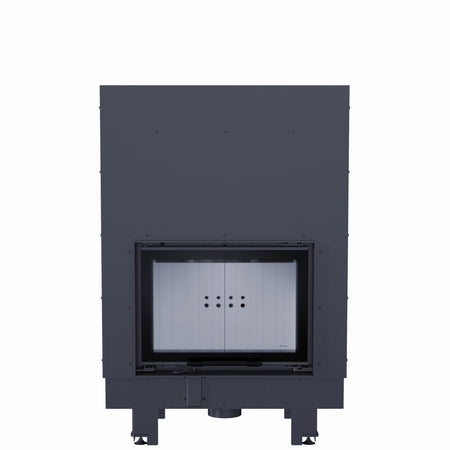 ThermoFlux Kamineinsatz TFD7-H | gerade, hochschiebbar | 10 kW ➔ www.klimaworld.com