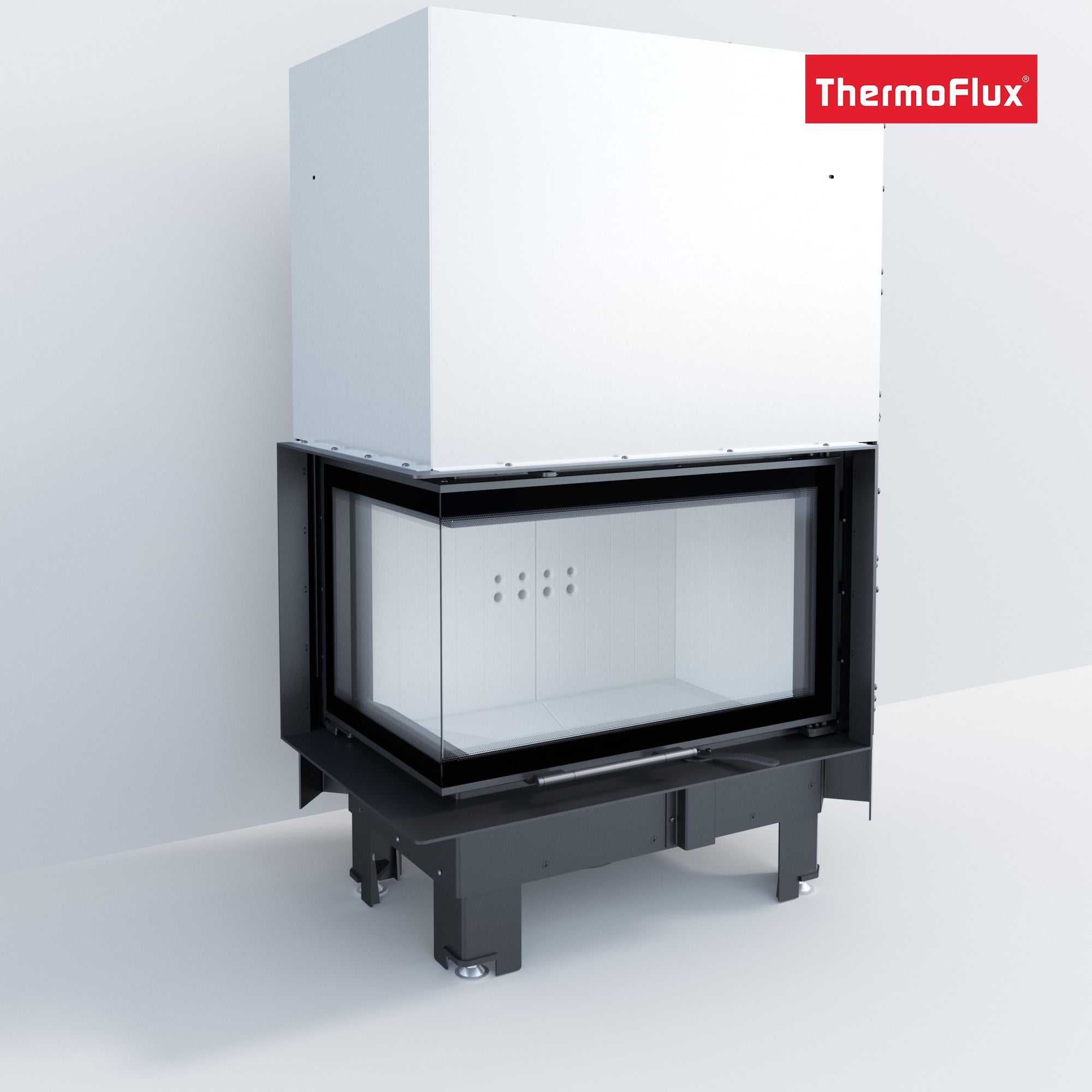 ThermoFlux Kamineinsatz TFD7-HEL | Eckschiebetür links | 10 kW