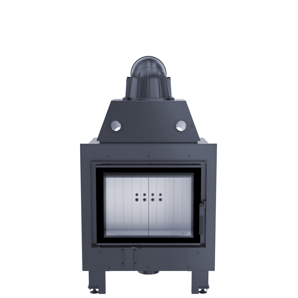 ThermoFlux Kamineinsatz TFD7-K | gerade Scheibe | Klapptür | 7 kW ➔ www.klimaworld.com