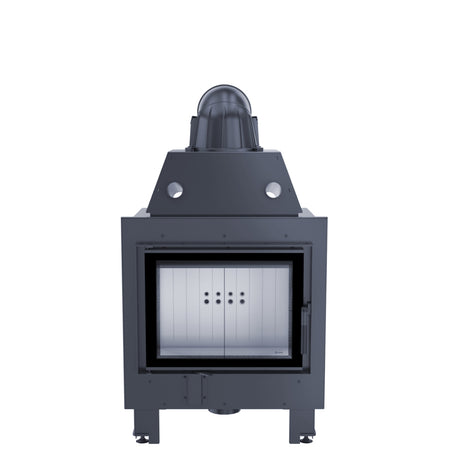 ThermoFlux Kamineinsatz TFD7-K | gerade Scheibe | Klapptür | 7 kW ➔ www.klimaworld.com