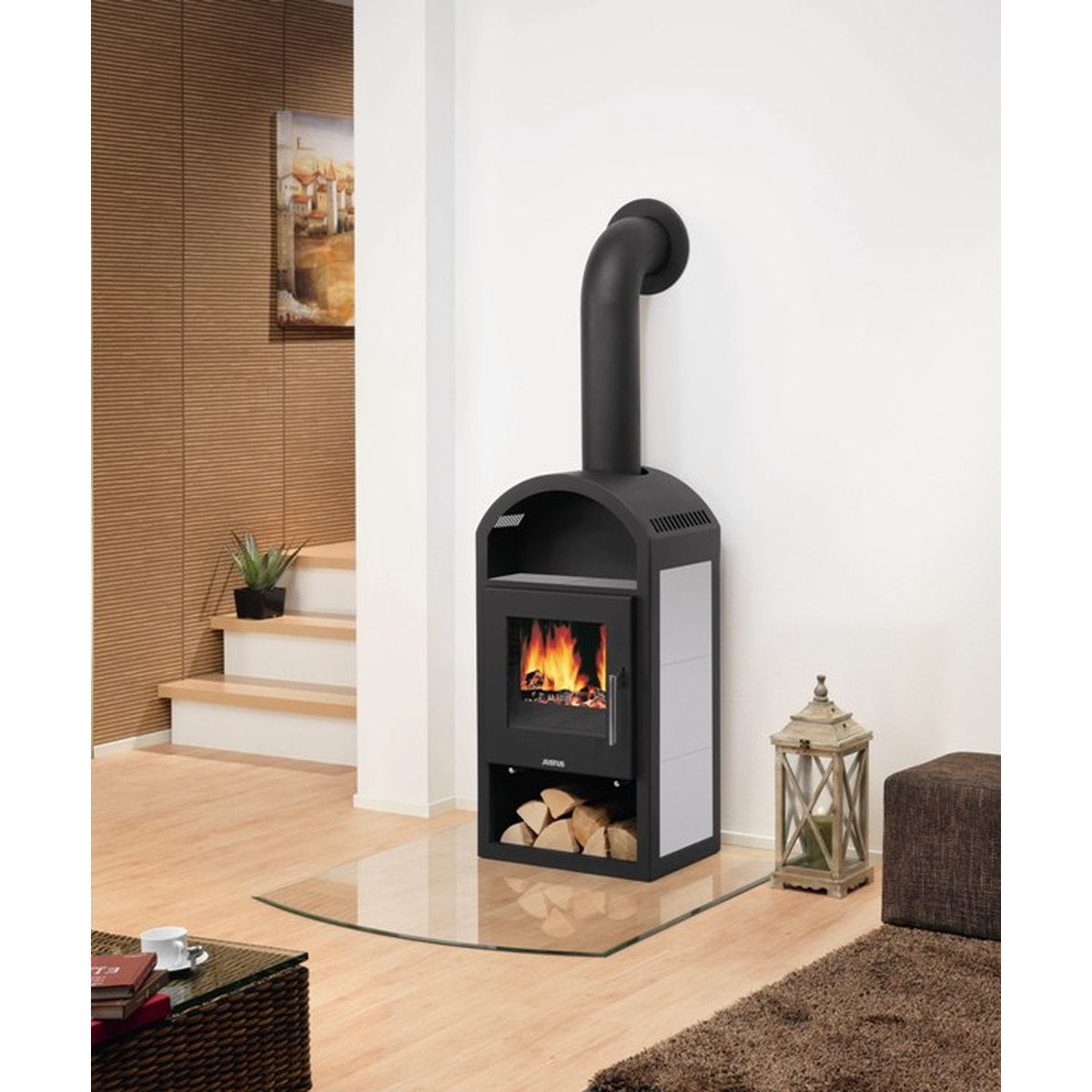 JUSTUS | Vegas | 6.0 kW | A+ | mit Holzlagerfach