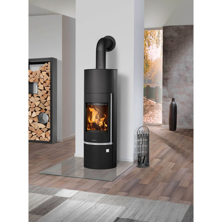 ORANIER | Corso W+ | Kaminofen | Schwarz | Dauerbrandofen | 7.0 kW | 