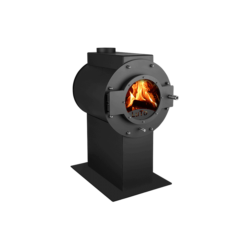 KANUK | Kaminofen Kanuk® - LUTO VIII Tower - seitlich 