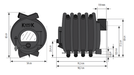 Kanuk Orginal 15 Maße