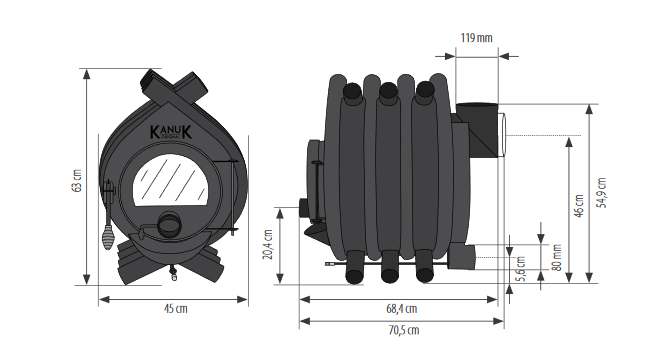 Kanuk Original - maße