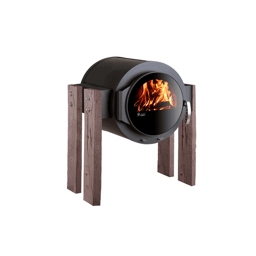 KANUK | Kaminofen Kanuk® - STAND eiche rustikal | 8 kW