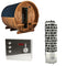 Sentiotec Sauna Komplettset Kaski 240 View | Saunaofen ARI | 6 Pers.
