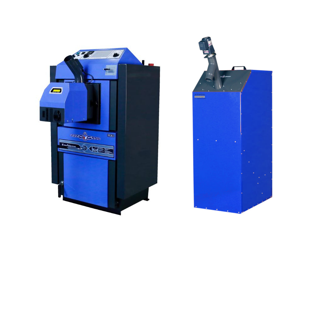 Atmos KC25S-P mit Pelletbrenner, Silo, Förderschnecke | Klimaworld.com