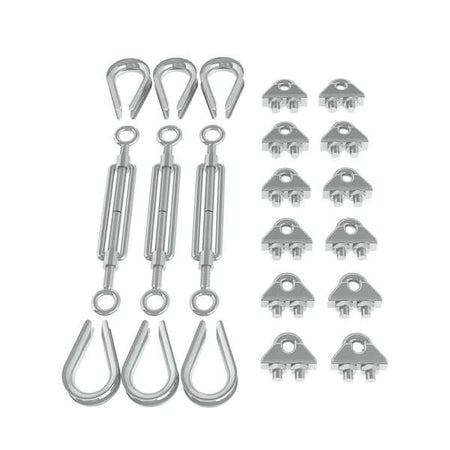 Jeremias Befestigungsset für 3-Punkt-Abspannschelle