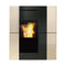 Edilkamin Pelletofen wasserführend Blade H15 | Keramik beige | 15,3kW
