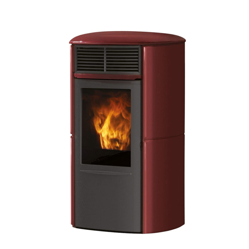 Edilkamin Pelletofen Aris Up2 bordeaux