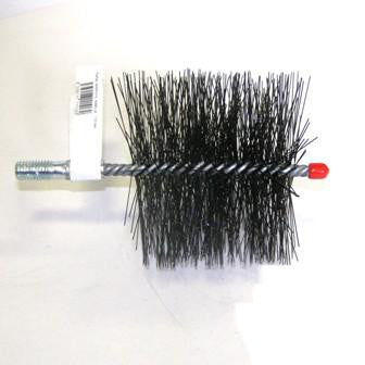 Kesselbürste Ofenbürste  Ø 120mm x 100mm Gewinde M12