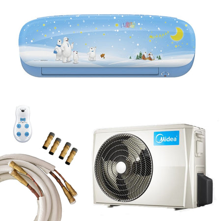 Midea Klimaanlage Kids Star 27 Inverter Wandgerät in blau mit 2,6kW