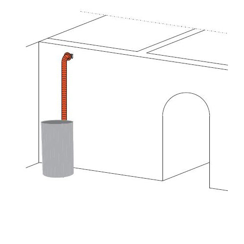 Edilkamin KIT 12 für die Warmluftverteilung