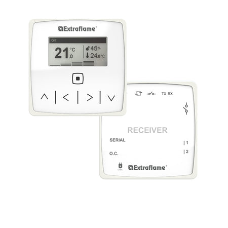 Kit Thermostat Wireless mit Empfangsgerät für Extraflame Pelletöfen