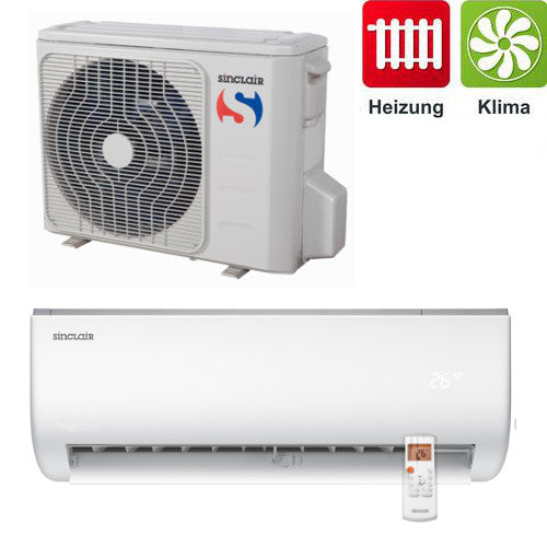 Klimaanlage Sinclair Monosplit Inverter System Kite ASH-09AIK 3,5kW