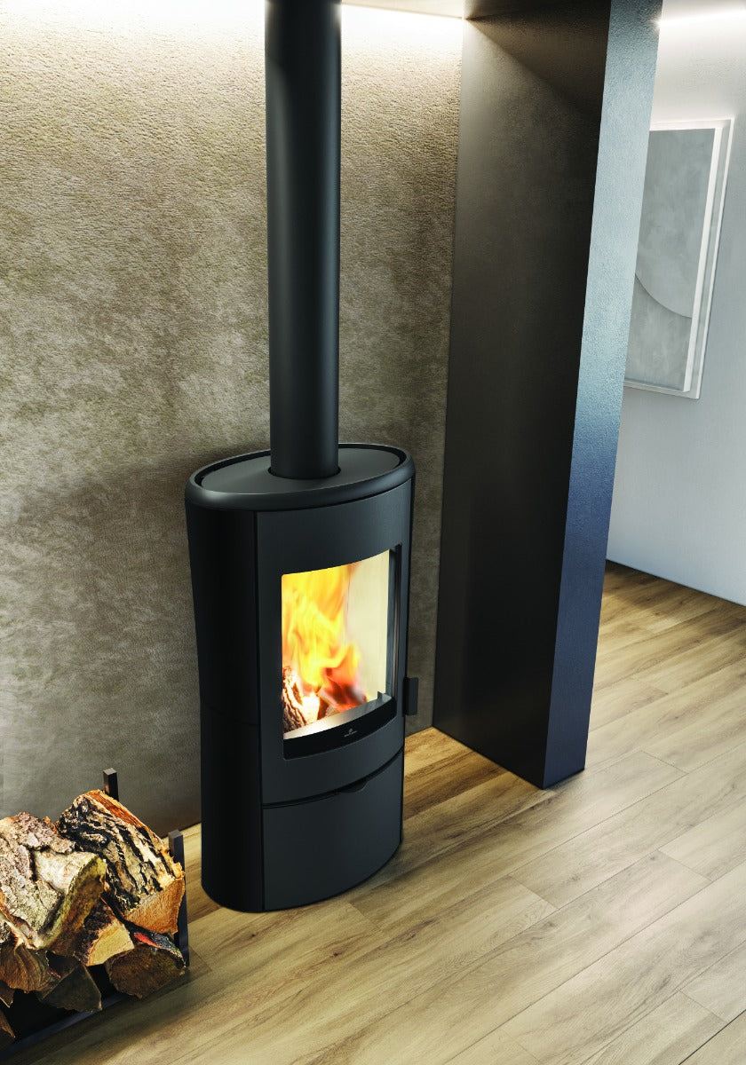 Edilkamin | Klass/Klass GL | Verkleidung Keramik mattschwarz