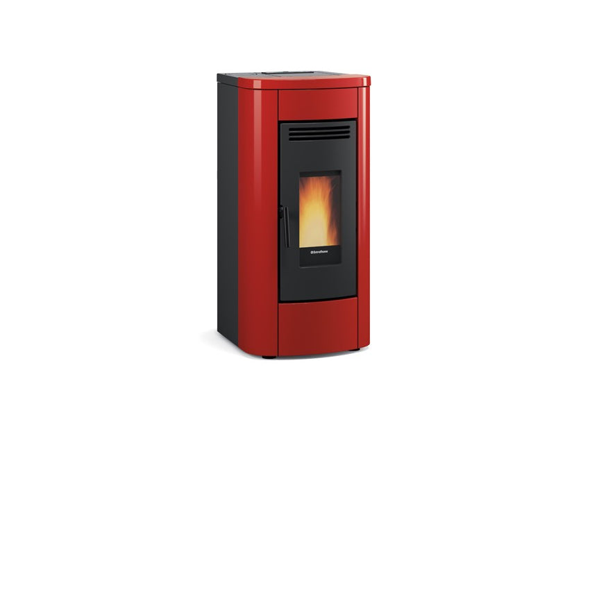 Extraflame Pelletofen Klaudia Plus in bordeaux