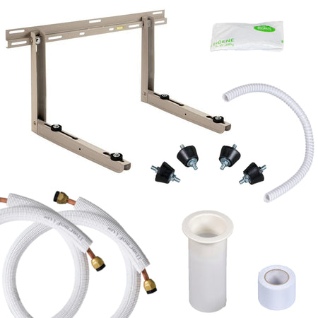 Klimaanlagen Montagepaket | Komplettset | 1/4'' 3/8'' Anschluss | klimaworld.com