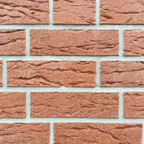 Jeremias Kaminverkleidung | Klinker Farbe Sahara Rot