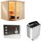 Sentiotec Sauna Komplettset Komfort Corner Large | Nordex Next  | 5 Pers.