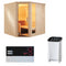 Sentiotec Sauna Komplettset Komfort Corner Large | Savonia | 5 Pers.