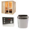 Sentiotec Sauna Komplettset Komfort Large | Scandia Next | 5 Pers.