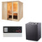 Sentiotec Sauna Komplettset Komfort Large | Home FIN | 5 Pers.